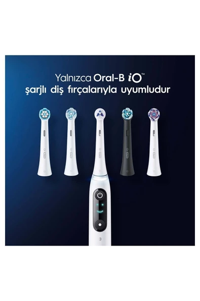 ORAL-B iO Specialised Clean Beyaz Diş Fırçası Yedek Başlığı 2 Adet - 5