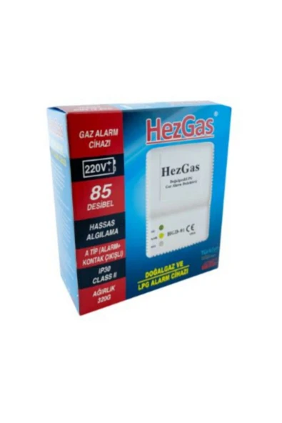 abnturk 220V 85 Desibel Doğalgaz Ve Lpg Alarm Cihazı ürün görseli