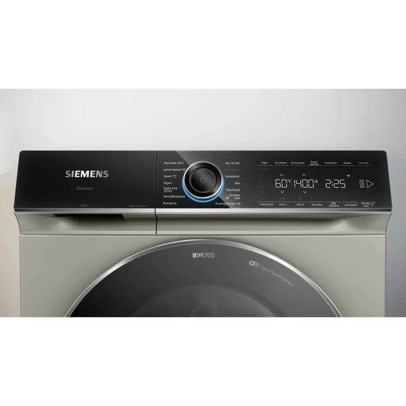 Siemens WG54B2ASTR IQ700 Çamaşır Makinesi 10 kg 1400 Dev./dak., Gümüş - 2