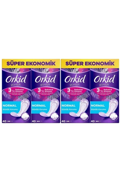 ORKİD Günlük Ped Normal Dev Ekonomi Paketi 80 Ped-2 - 2