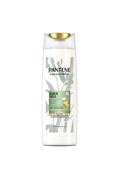 PANTENE Uzun Ve Güçlü Saçlar Bambu Ve Biyotinli Şampuan 350 ml - 2
