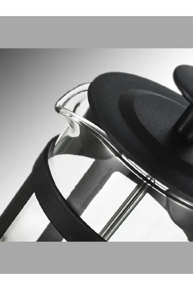 NutraBella French Bitki Çayı , Kahve Pressi Plastik 350 ml Frenç Pres Çay Demleme Ve Içme Bardağı - 5