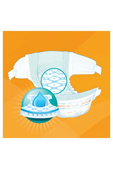 PRİMA Bebek Bezi Kuru ve Hesaplı 3 Beden 62 Adet Midi Mega Paket - 3