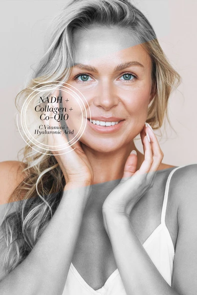 Bioxcin Beauty Booster 60 Tablet - Kolajen Nicotinamide CoQ10 Glutatyon  Astaksantin Resveratrol Hya Asit. - Resim 4