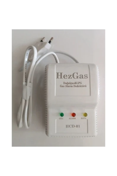 abnturk 220V 85 Desibel Doğalgaz Ve Lpg Alarm Cihazı - Resim 2