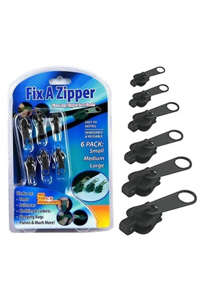 abnturk FERMUAR 6 ADET SMALL MEDİUM LARGE ürün görseli