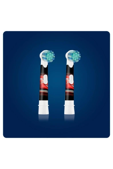 ORAL-B Çocuklar Için Yedek Başlık Extra Yumuşak 2'li Cars - 3