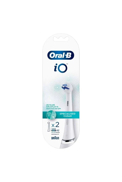 ORAL-B iO Specialised Clean Beyaz Diş Fırçası Yedek Başlığı 2 Adet - 2