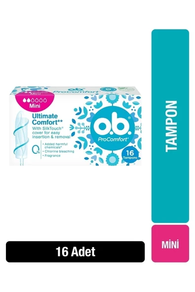 O.B. Tampon Mini 16'lı