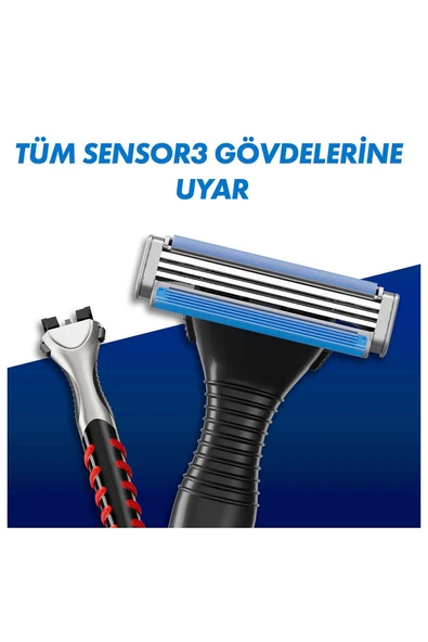 GİLLETTE Sensor3 Tıraş Makinesi + 6 Yedek Tıraş Bıçağı - 6