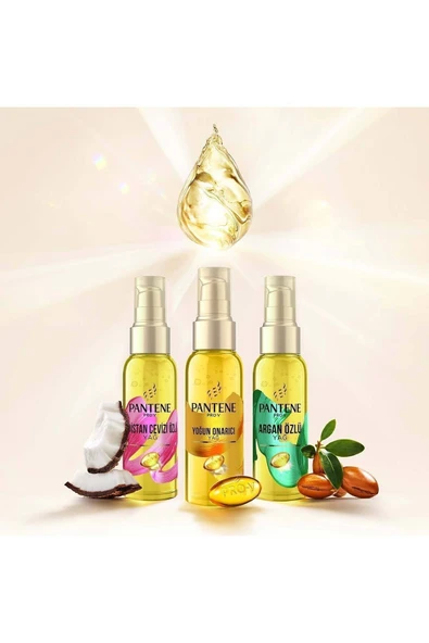 PANTENE Doğal Sentez Saç Bakım Serumu Argan Yağlı Elixir 100 Ml - 7