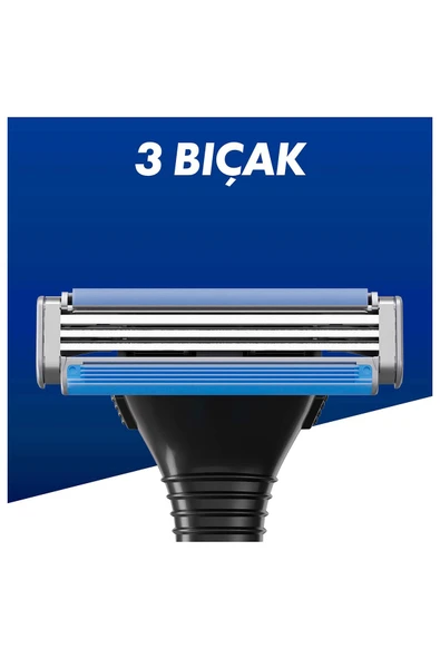 GİLLETTE Sensor3 Tıraş Makinesi + 6 Yedek Tıraş Bıçağı - 3