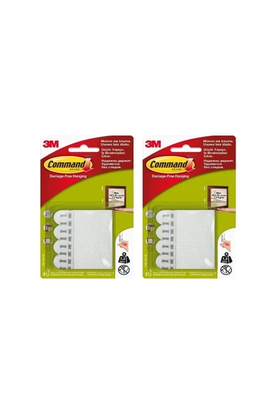 3M Command Küçük Boy Cırt Bant 17202 X 2 Adet