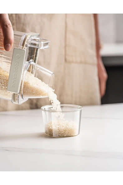 Pinmoo Basic Ölçü Bardaklı Erzak Kabı 1300 Ml. - 2