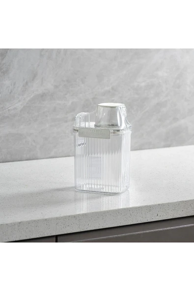 Pinmoo Basic Ölçü Bardaklı Erzak Kabı 1300 Ml.