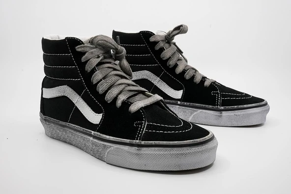 UA SK8-Hi  Siyah/Beyaz Unisex VN0007NSMCG1 Siyah/Beyaz 39 - 2