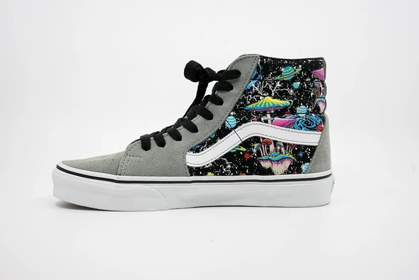 UA SK8-Hi  Gri/Beyaz Unisex VN0007NSXN71 Gri/Beyaz 45 - 3