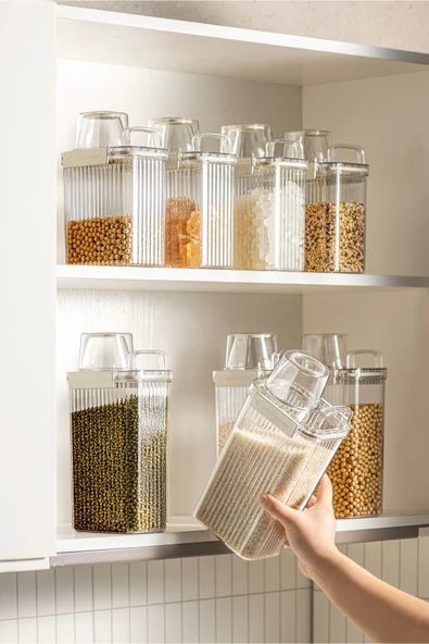 Pinmoo Basic Ölçü Bardaklı Erzak Kabı 1300 Ml. - 4