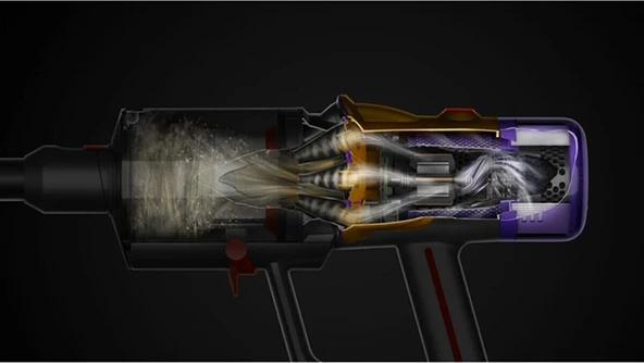 Dyson V12 Detect Slim Absolute Kablosuz Dikey Şarjlı Süpürge Gri - 9