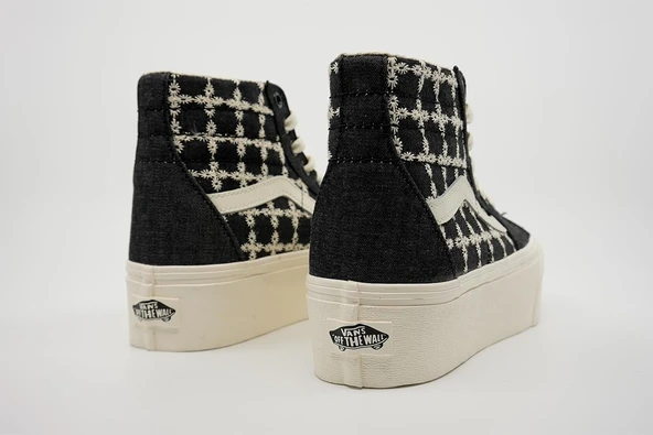 UA SK8-Hi Tapered Stackform  Siyah Unisex VN0A5JMKBMA1 Siyah 36 - 4