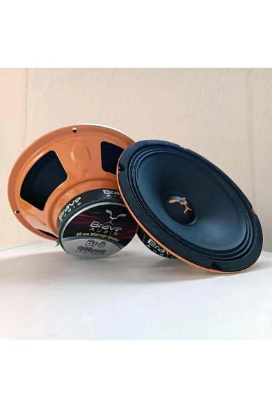 20cm Amfi Tipi 200w 100rms Midrange Hoparlör Takımı Br-8 - 3