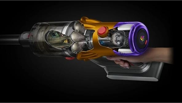 Dyson V12 Detect Slim Absolute Kablosuz Dikey Şarjlı Süpürge Gri - 8