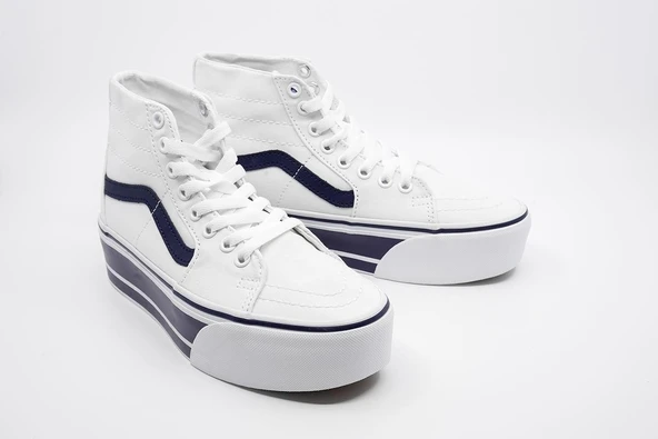 UA SK8-Hi Tapered Stackform  Lacivert/Beyaz Unisex VN0A5JMKNWD1 Lacivert/Beyaz 36 - 2