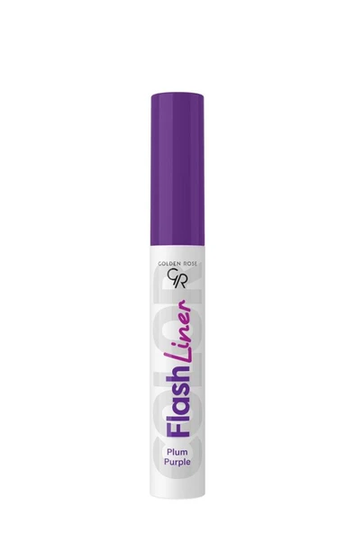 Golden Rose Flash Liner Colered Eyeliner No:107 Plum Purple - Renkli Eyeliner - 4