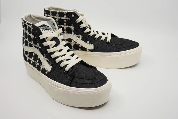 UA SK8-Hi Tapered Stackform  Siyah Unisex VN0A5JMKBMA1 Siyah 36 - 2