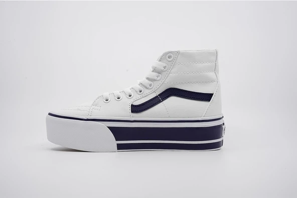 UA SK8-Hi Tapered Stackform  Lacivert/Beyaz Unisex VN0A5JMKNWD1 Lacivert/Beyaz 36 - 3