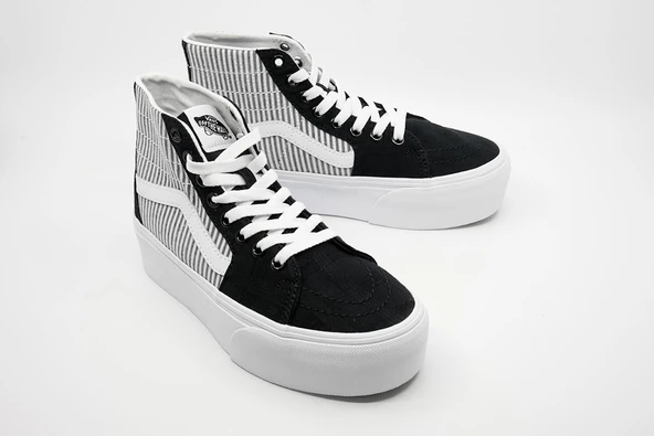 UA SK8-Hi Tapered Stackform  Siyah/Beyaz Unisex VN0A5JMKMCG1 38 Siyah/Beyaz - 2