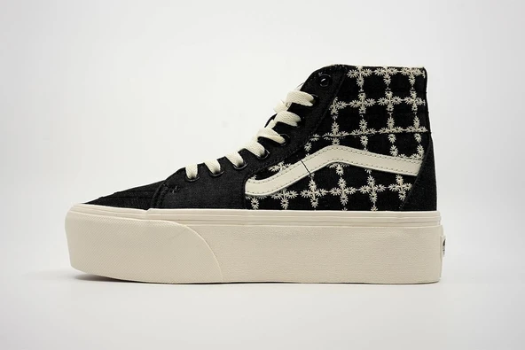 UA SK8-Hi Tapered Stackform  Siyah Unisex VN0A5JMKBMA1 Siyah 40 - 3