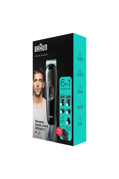 Braun Mgk 3321 Erkek Bakım Kiti 6’sı 1 Arada Şekillendirici - 7