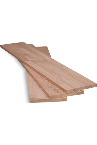 Promasif Meşe Ahşap Plaka - 1. Sınıf Masif Panel ( Kalınlık: 18 Mm.- En: 300 Mm.- Boy: 1000 Mm. ) - Resim 2