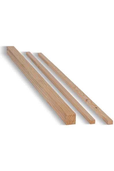 Promasif Ahşap Çıta Tahta Kereste Silinmiş ( Kalınlık: 2 Cm.- Genişlik: 4 Cm.- Uzunluk: 200 Cm. ) ( 4 Adet ) - Resim 4