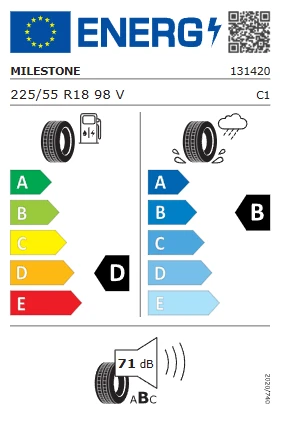 Milestone 225/55 R18 98V Suvmile H/T Yaz Lastiği 2025 Üretim - 2