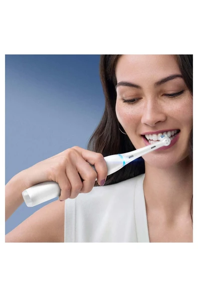 Oral-B İo 8 Şarjlı Diş Fırçası Seti 2'li - Beyaz/mor - 6