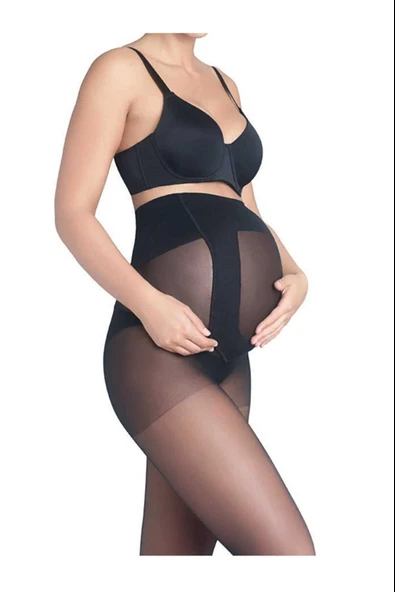 PENTİ 9 AY 10 GÜN SİYAH KÜLOTLU ÇORAP XL