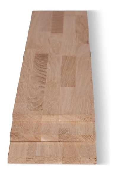 Promasif Meşe Ahşap Plaka - 1. Sınıf Masif Panel ( Kalınlık: 38 Mm.- En: 300 Mm- Boy: 3000 Mm.) - Resim 4