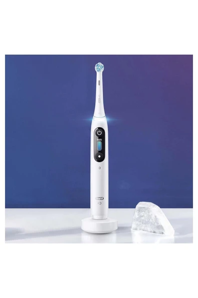 Oral-B İo 8 Şarjlı Diş Fırçası Seti 2'li - Beyaz/mor - 5