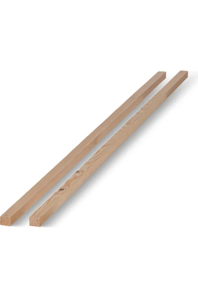 Promasif Ahşap Çıta Tahta Kereste Silinmiş ( Kalınlık: 2 Cm.- Genişlik: 2 Cm.- Uzunluk 100 Cm. ) ( 4 Adet ) ürün görseli