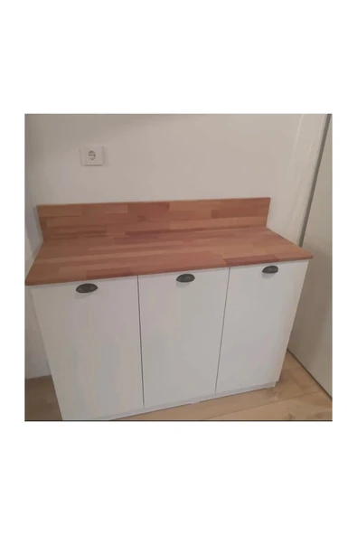 Promasif Ahşap Kayın Mutfak Tezgahı ( Kalınlık: 30 mm.- Genişlik: 640 mm.- Uzunluk: 1500 mm. ) - Resim 5