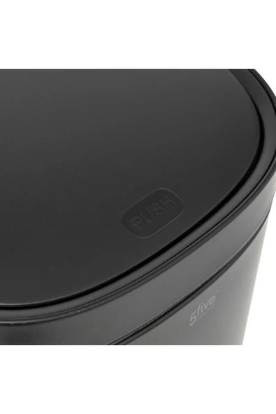 5FiveSmart ROUND 50 LT.ÇÖP KUTUSU/SİYAH - 2
