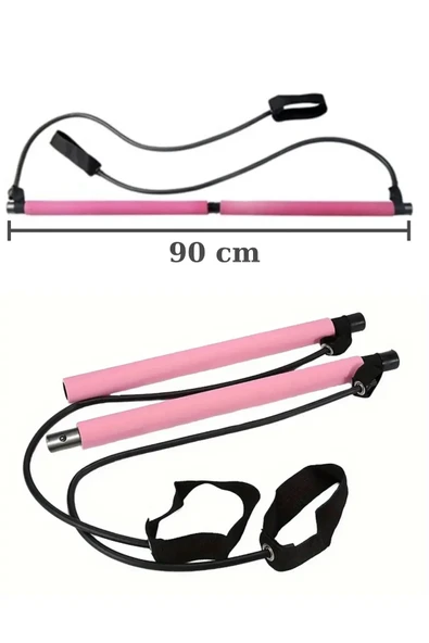 Squat Pilates Jimnastik Egzersiz Çubuğu Portable Studio Squat Barı AA175 - 2