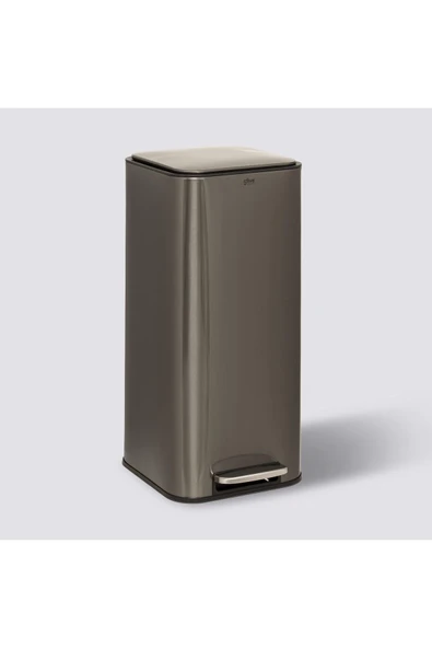 5FiveSmart DELTA 30 LT.ÇÖP KUTUSU/KARE-GRİ