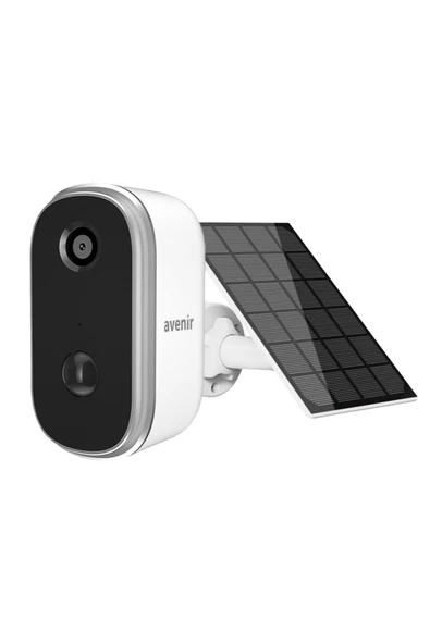 AVENİR AV-S270 Solar Panelli Güneş Enerjili Kablosuz Dış Ortam Akıllı Wifi Kamera