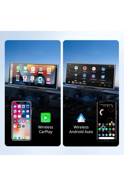 WIWOCAM 4K Çift Kameralı Apple Carplay Ve Android Auto-Dokunmatik Ekranlı Multimedya - 5