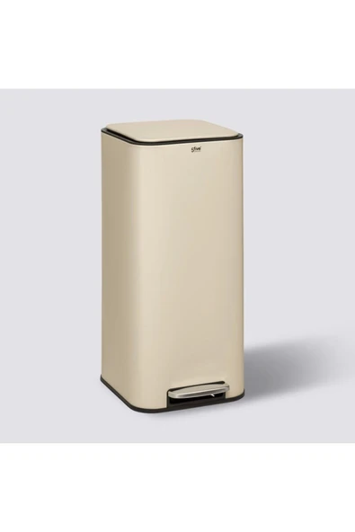 5FiveSmart DELTA 30 LT.ÇÖP KUTUSU/KARE-BEJ