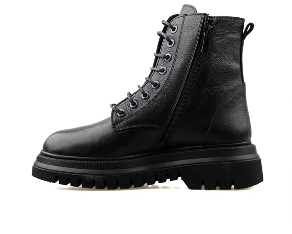 Castleblack 27400-1 Siyah Kadın Kışlık Deri Bot - 2