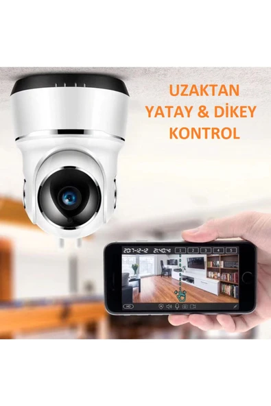 WIFICAM PLUS 1080p Net Görüntü Yapay Zeka Çift Yönlü Ses Motorlu Dönebilen Kamera - 8